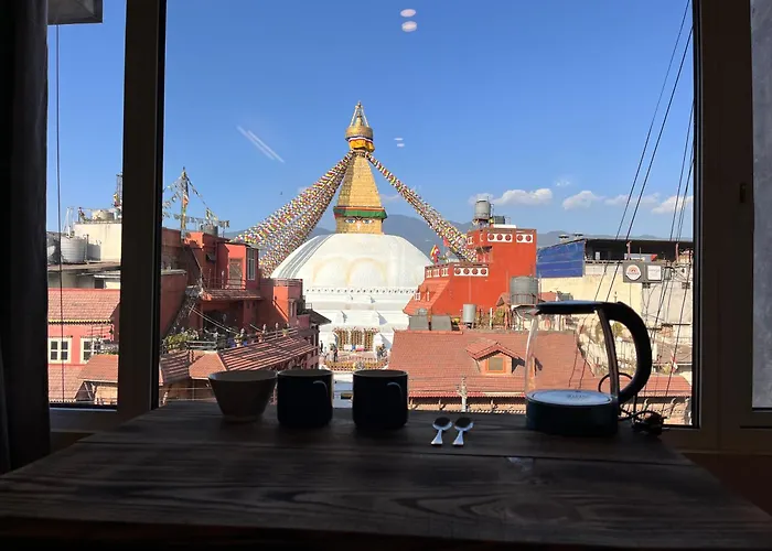 Front Stupa View Kathmandu