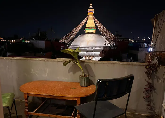 Front Stupa View Kathmandu